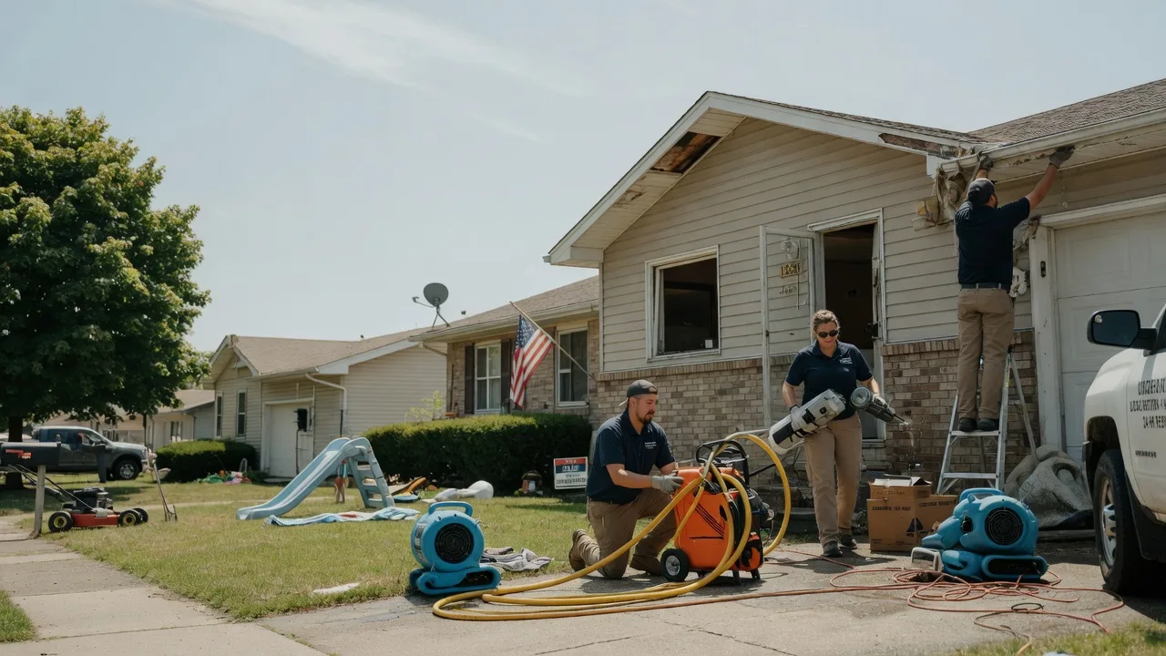 Water Damage Restoration in Fairmount, IL near me